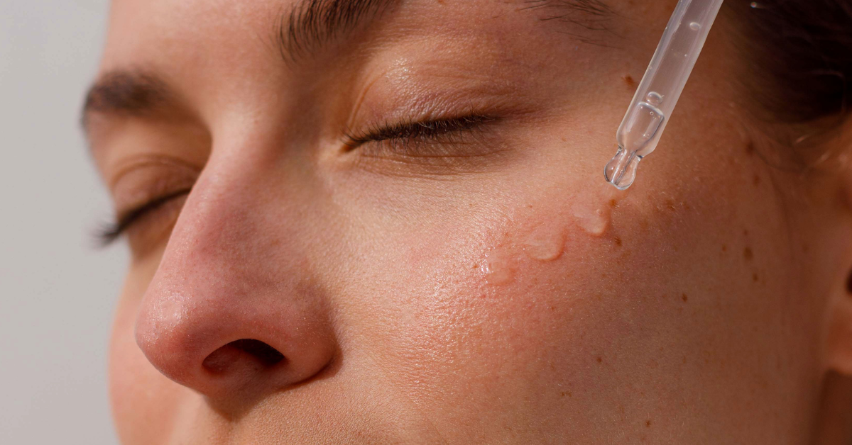 Bossa Vitamin C Serum Applied to the skin