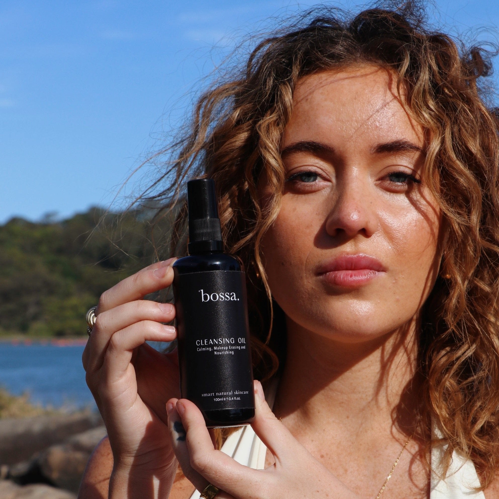 Oil-based cleanser that emulsifies into a milky texture to cleanse without stripping skin